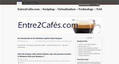 Desktop Screenshot of entre2cafes.com