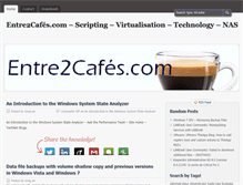 Tablet Screenshot of entre2cafes.com